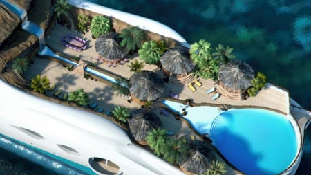 Tropical Island Paradise Yacht